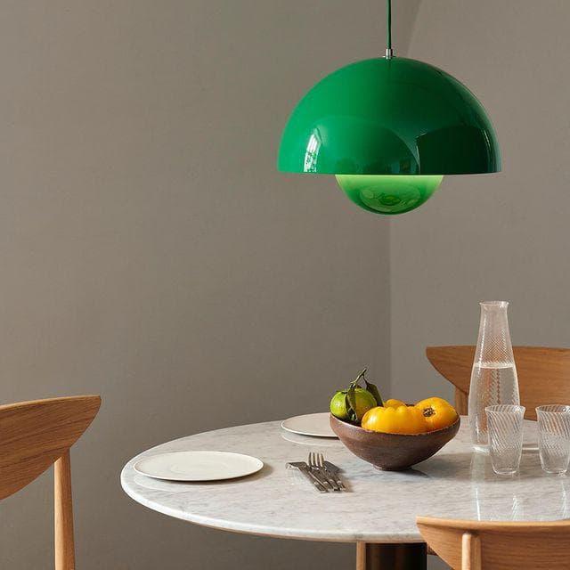 Twin Dome Metal Pendant Light