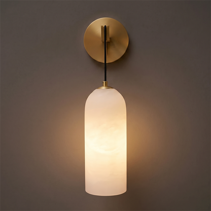 Sculptural Alabaster Wall Light