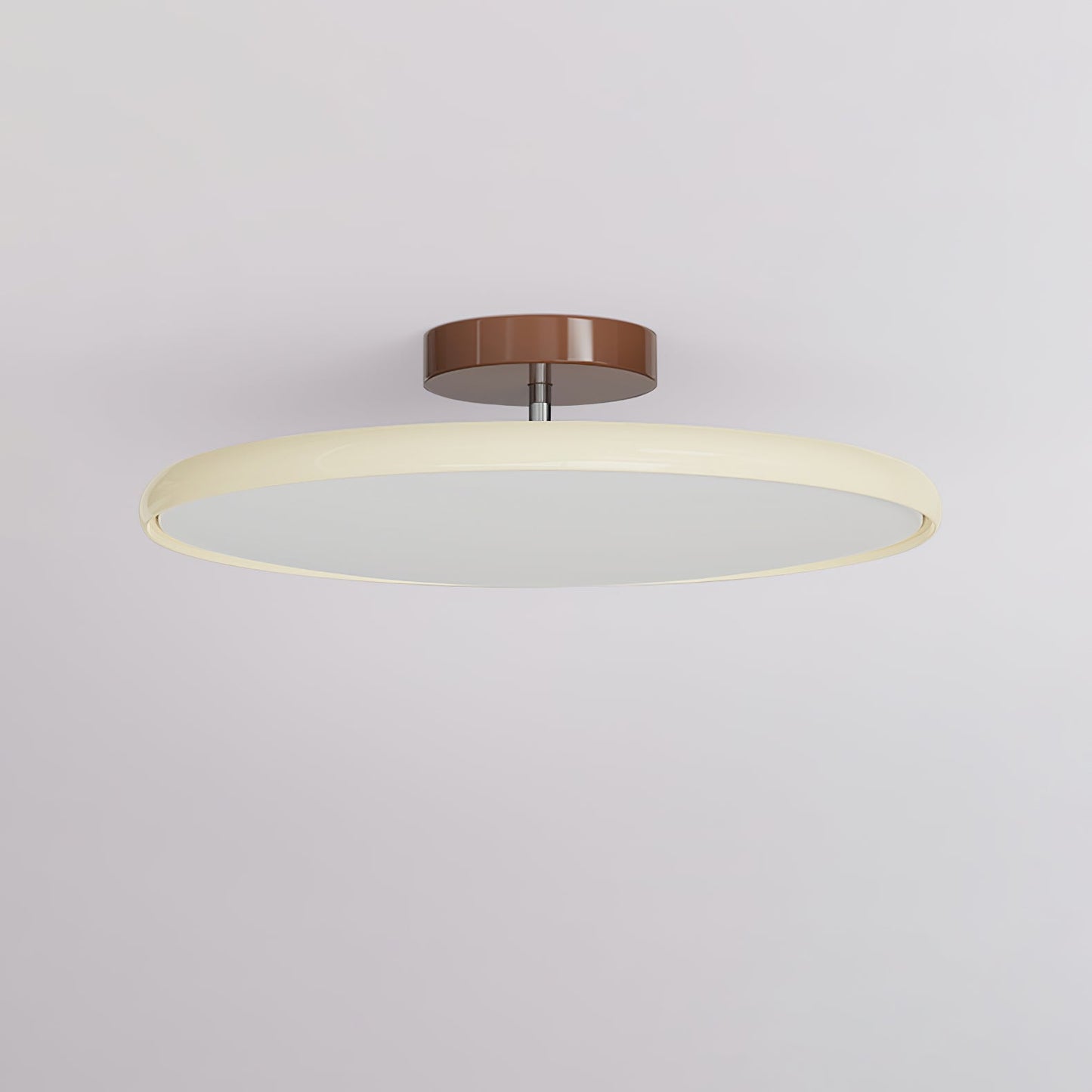 Round Wood Swivel Ceiling Light