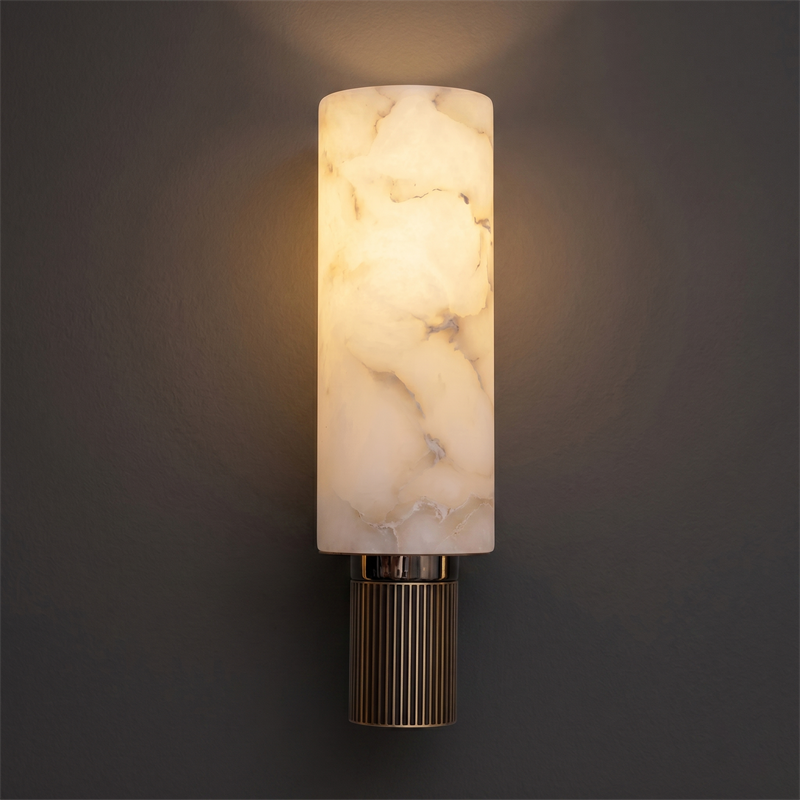 Sculptural Alabaster Wall Light