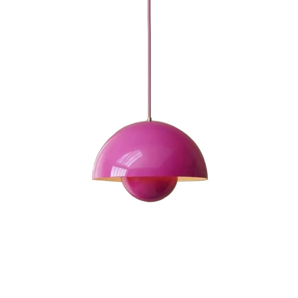 Twin Dome Metal Pendant Light