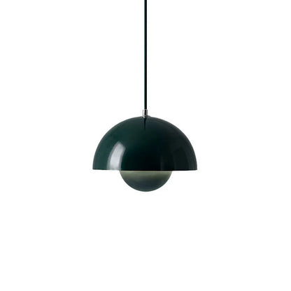 Twin Dome Metal Pendant Light
