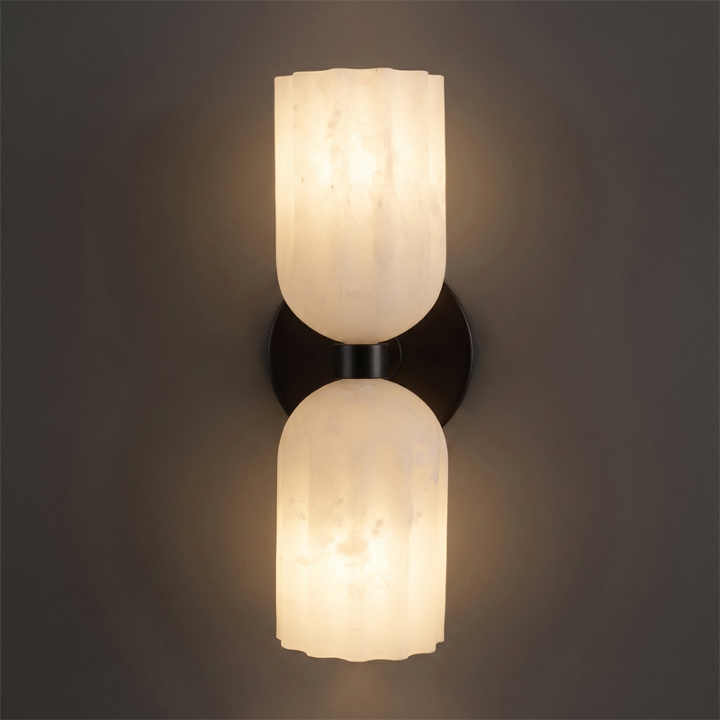 Sculptural Alabaster Wall Light