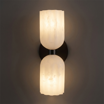 Sculptural Alabaster Wall Light