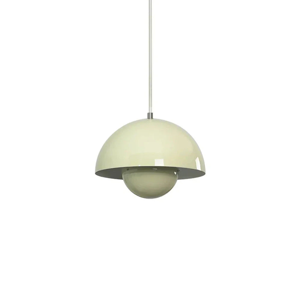Twin Dome Metal Pendant Light