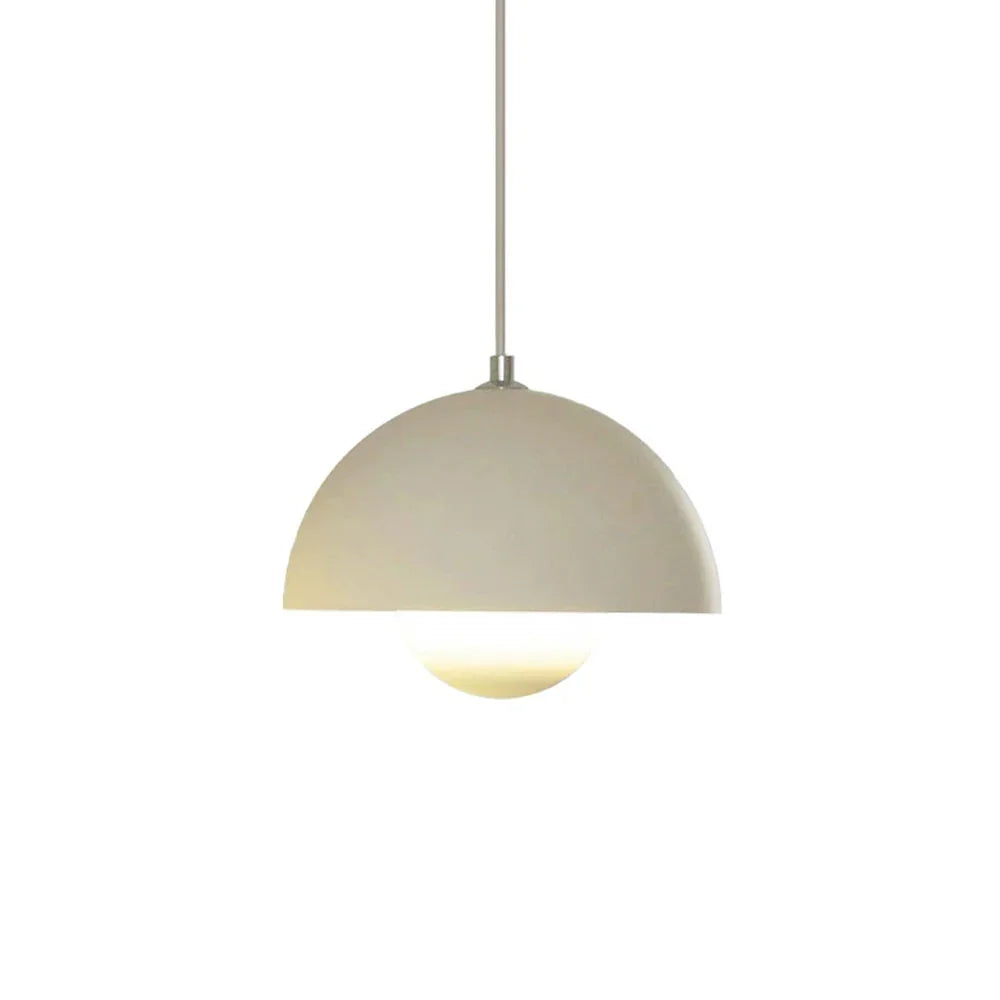 Twin Dome Metal Pendant Light