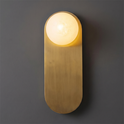 Sculptural Alabaster Wall Light