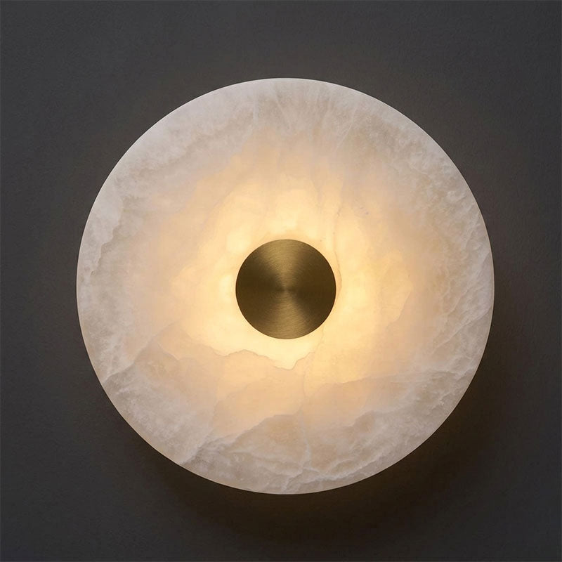Sculptural Alabaster Wall Light