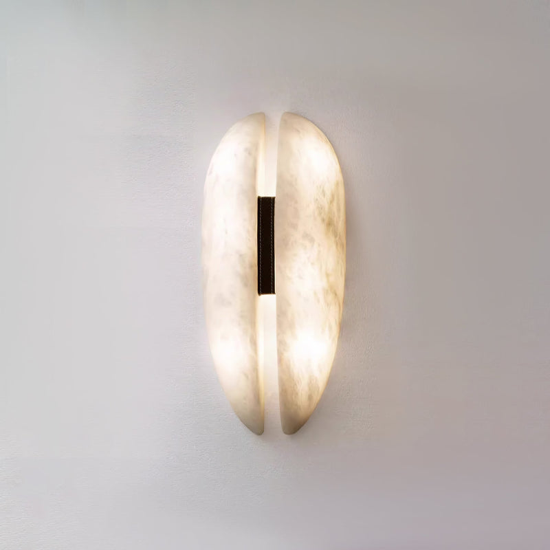 Sculptural Alabaster Wall Light
