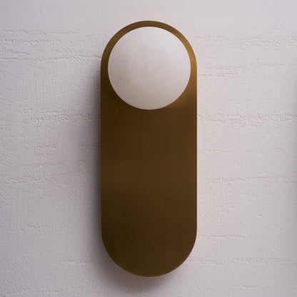 Sculptural Alabaster Wall Light