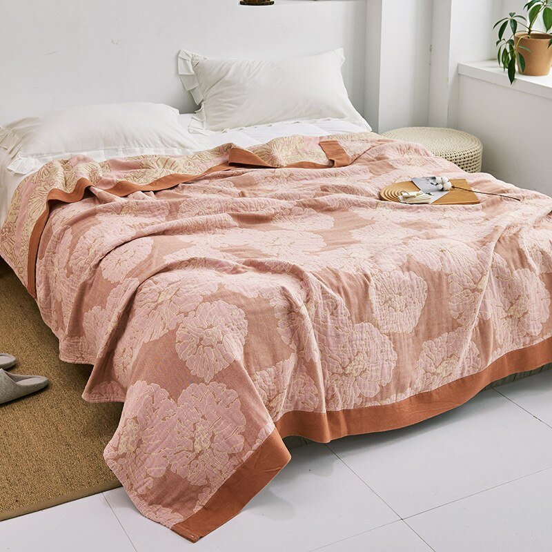 Premium Cotton Blanket with Elegant Design