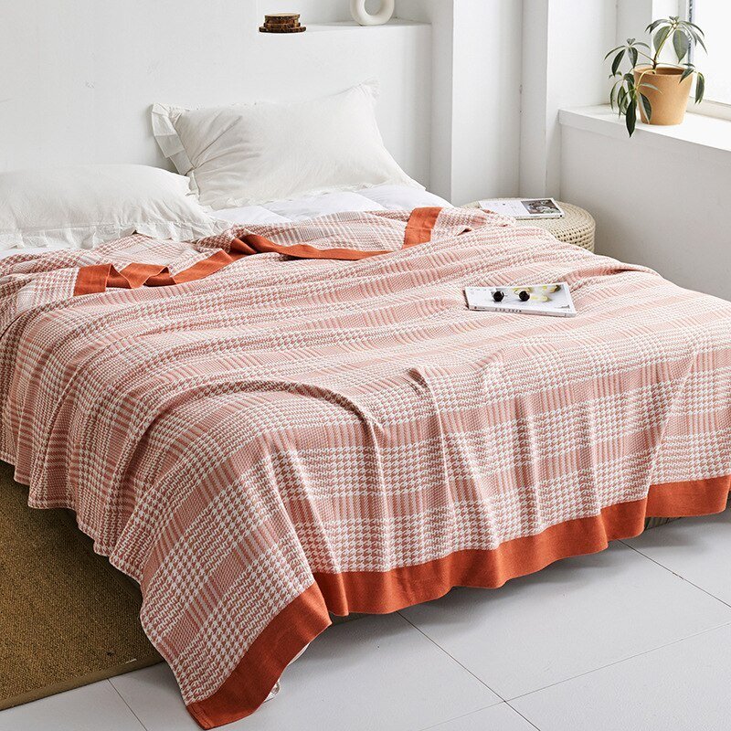 Premium Cotton Blanket with Elegant Design