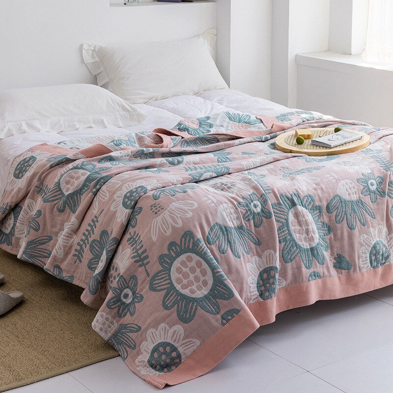 Premium Cotton Blanket with Elegant Design