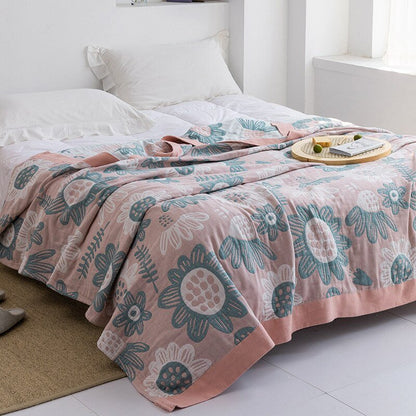 Premium Cotton Blanket with Elegant Design