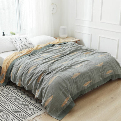 Premium Cotton Blanket with Elegant Design