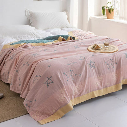 Premium Cotton Blanket with Elegant Design