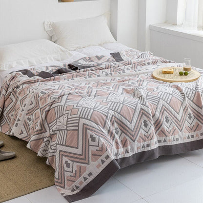 Premium Cotton Blanket with Elegant Design