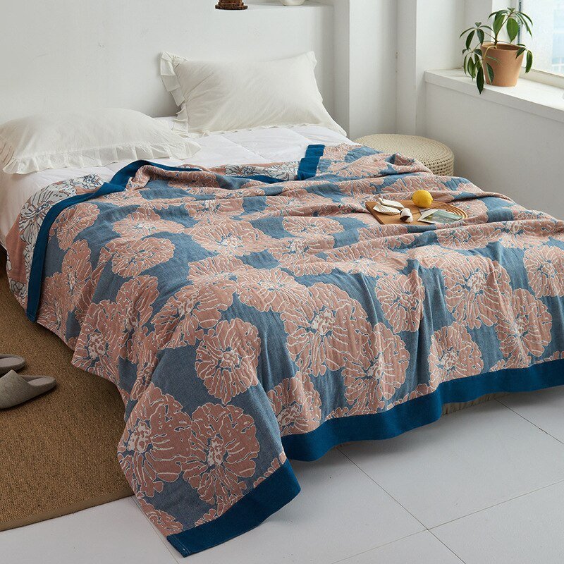 Premium Cotton Blanket with Elegant Design