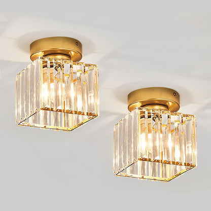 Set of 2 Crystal Ceiling Lights