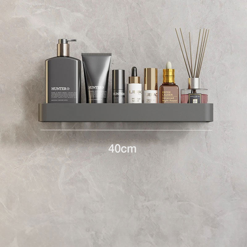 Modern Gray Bathroom Shelf