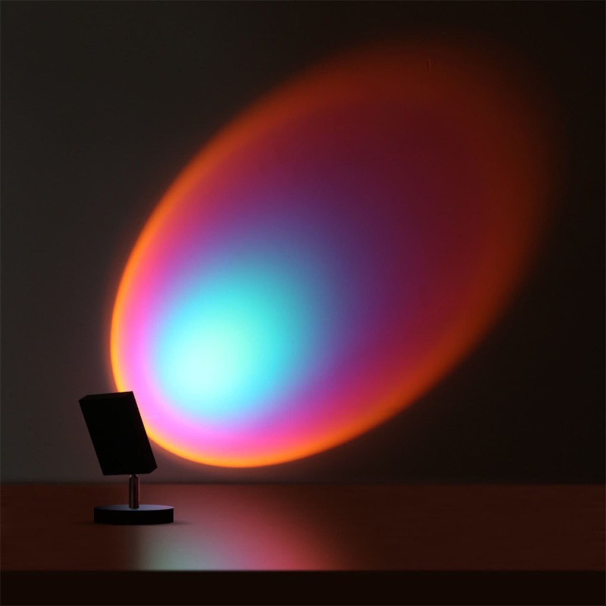 SunsetGlow Retro Tischlampe-Aster Selection