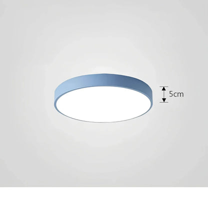 Modern ceiling light with glossy finish