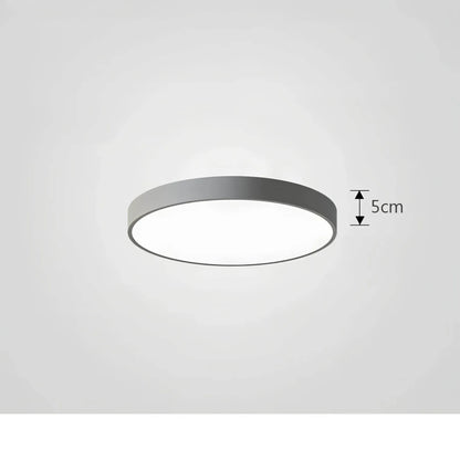 Modern ceiling light with glossy finish