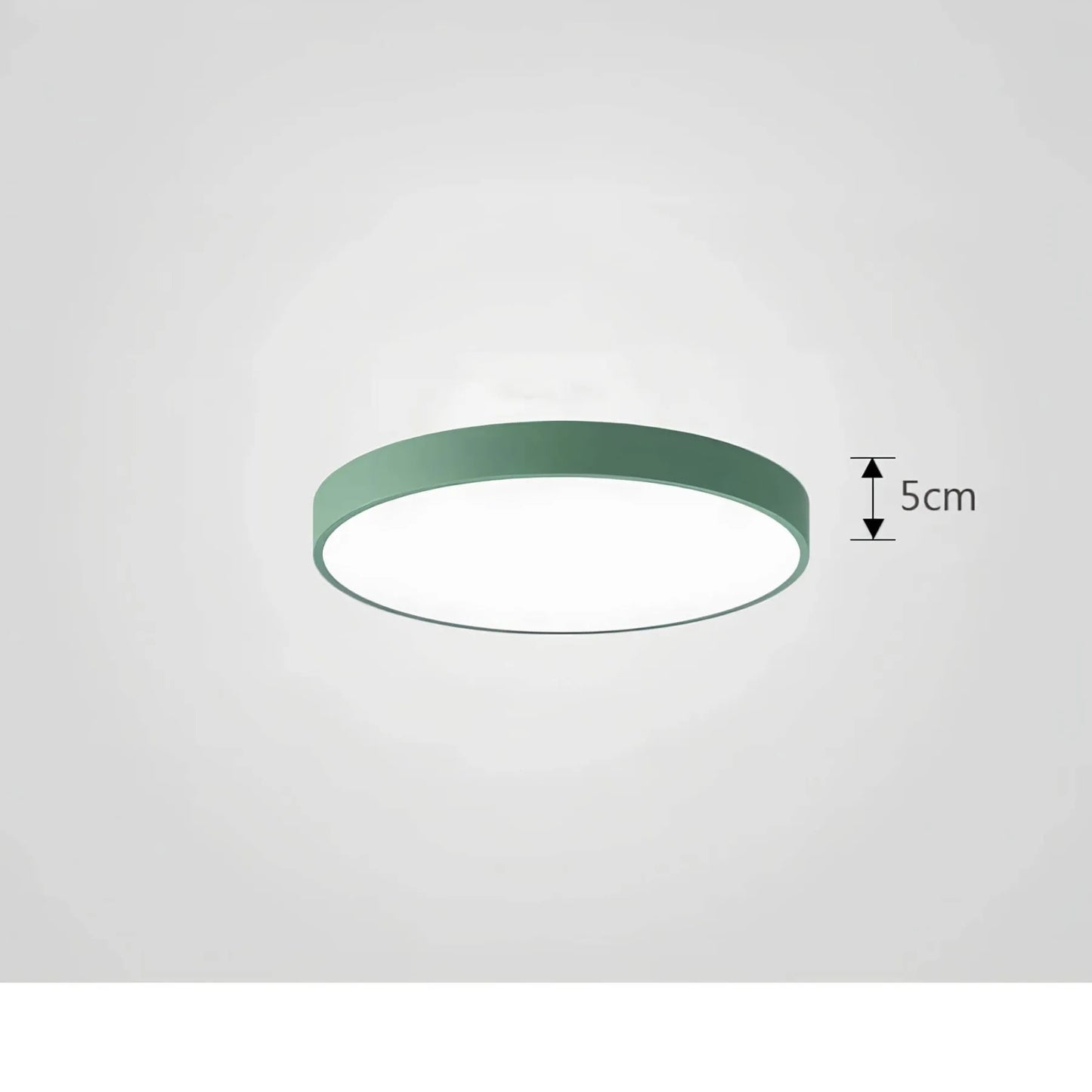 Modern ceiling light with glossy finish