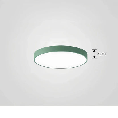 Modern ceiling light with glossy finish