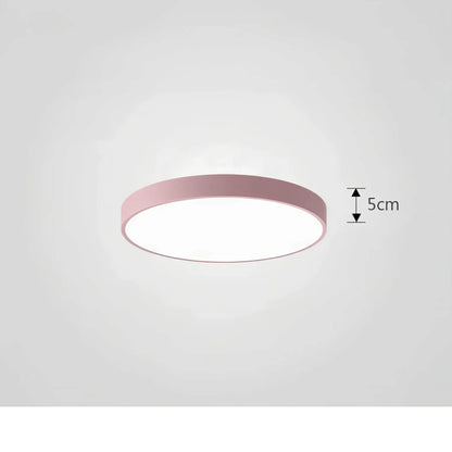 Modern ceiling light with glossy finish