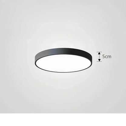 Modern ceiling light with glossy finish