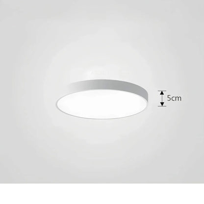 Modern ceiling light with glossy finish