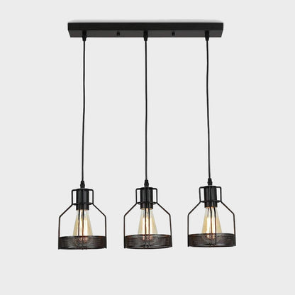 Vintage Black Island Fixture