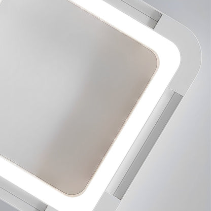 Modern Bladeless LED Ceiling Fan Light