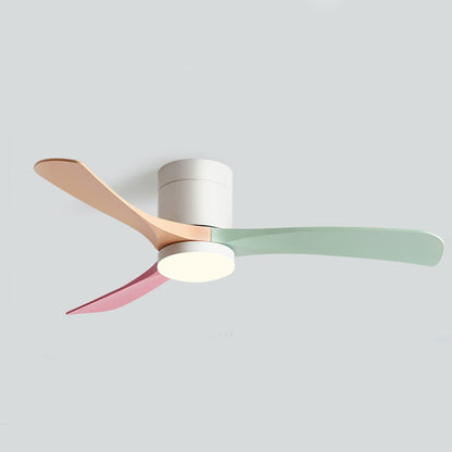 Modern Nordic LED Ceiling Fan Light