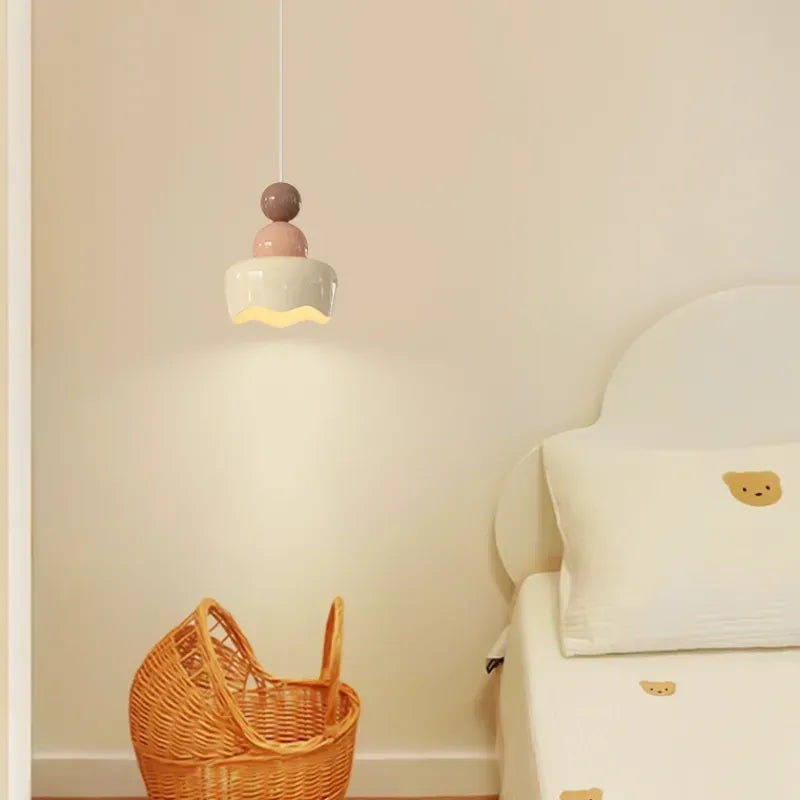 French Cream Pendant Light
