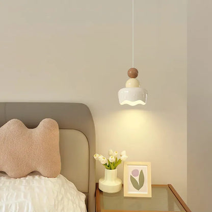 French Cream Pendant Light
