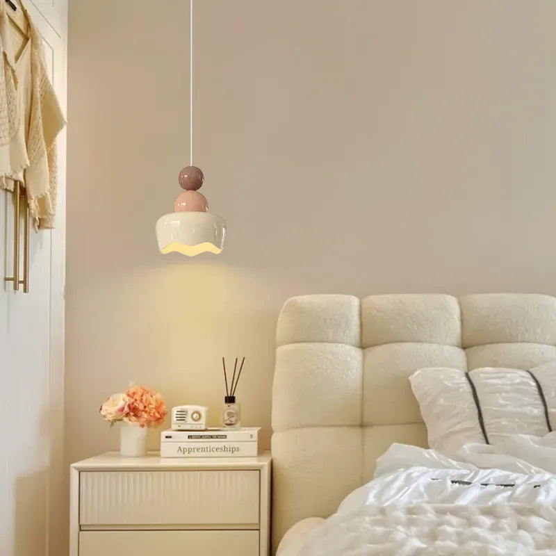 French Cream Pendant Light