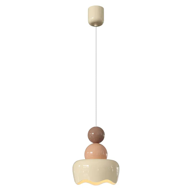 French Cream Pendant Light