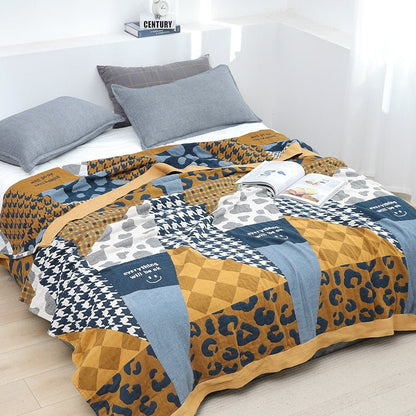 Scandinavian Boho Cotton Throw