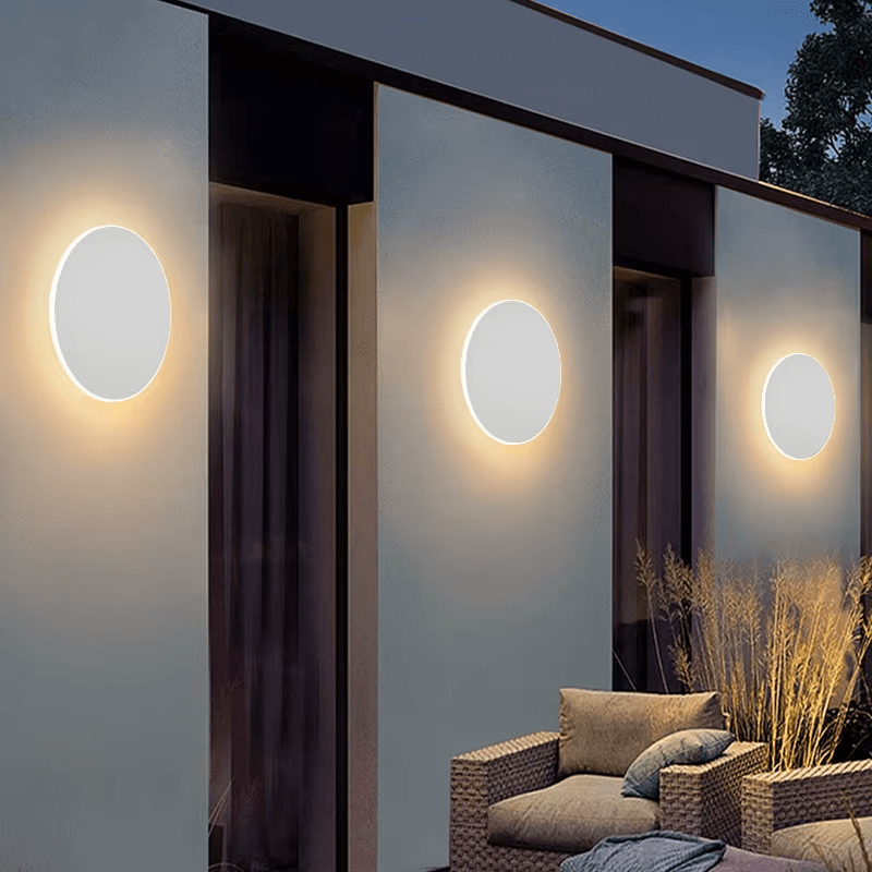 Nordic Circular Waterproof Wall Light