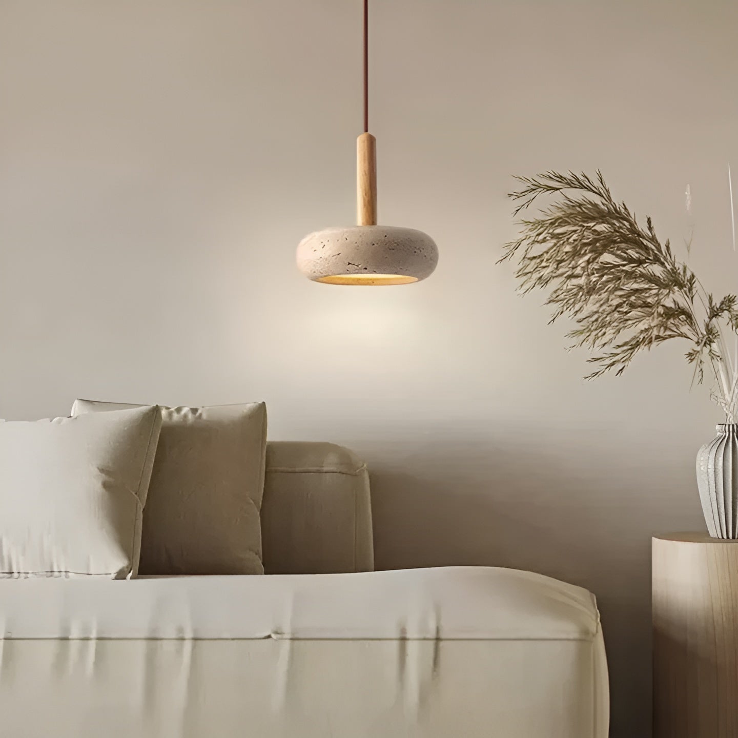 Japanese Wabi-Sabi ceiling light
