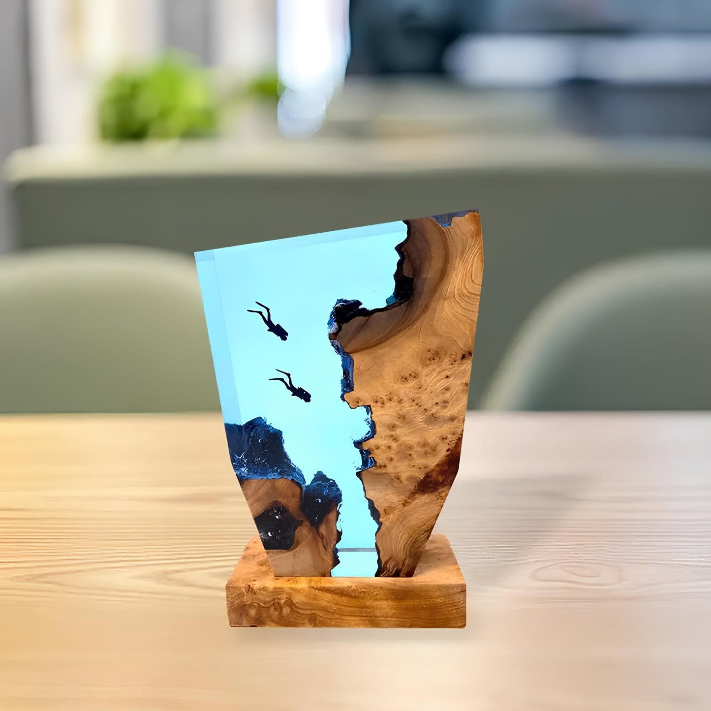 Artful Ocean Table Lamp