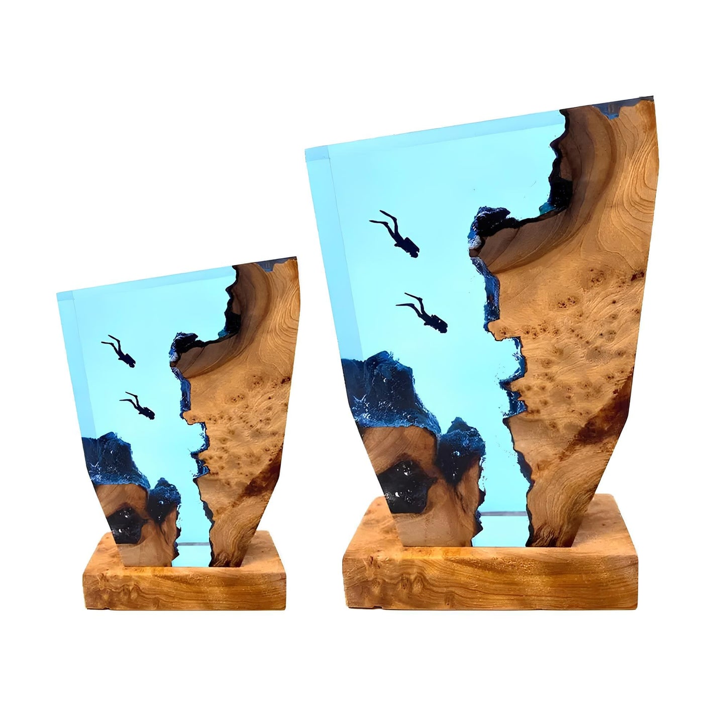 Artful Ocean Table Lamp