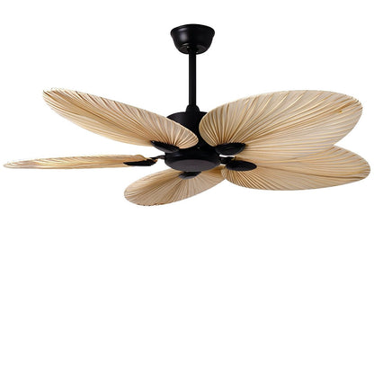 Tropical Palm Leaf Ceiling Fan