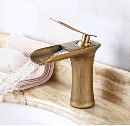 Modern Waterfall Bathroom Faucet – Style & Elegance