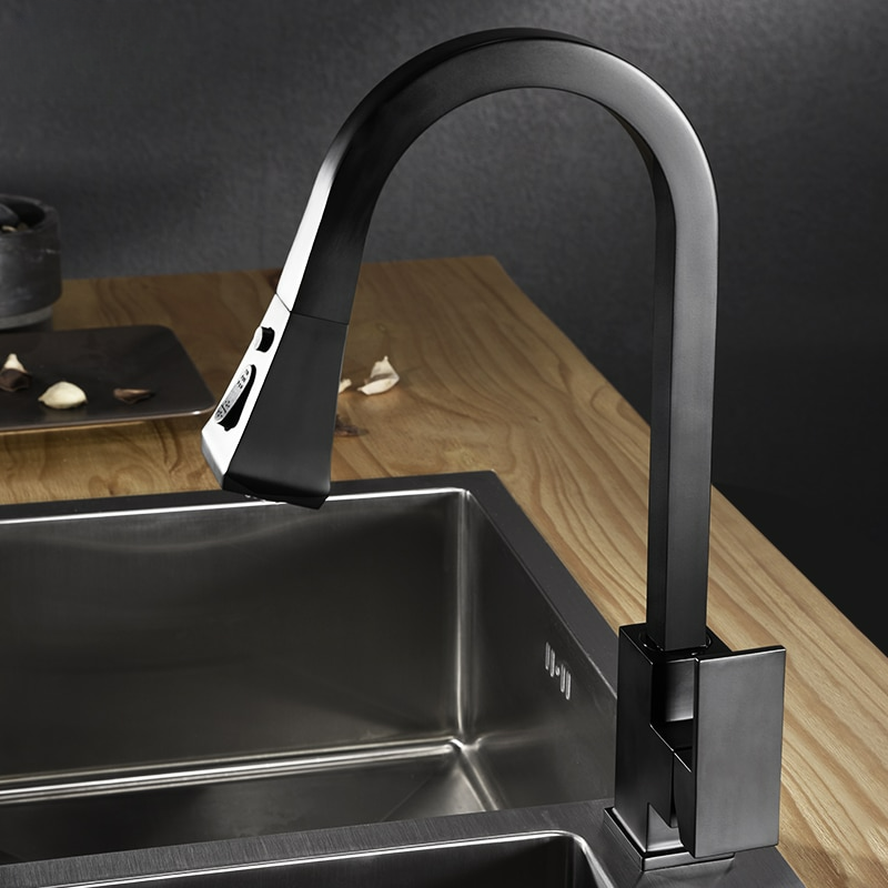 Modern Retractable Kitchen Faucet