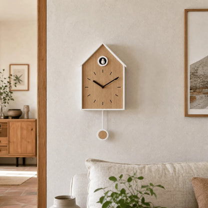 Elvaro Scandinavian MDF Pendulum Cuckoo Clock