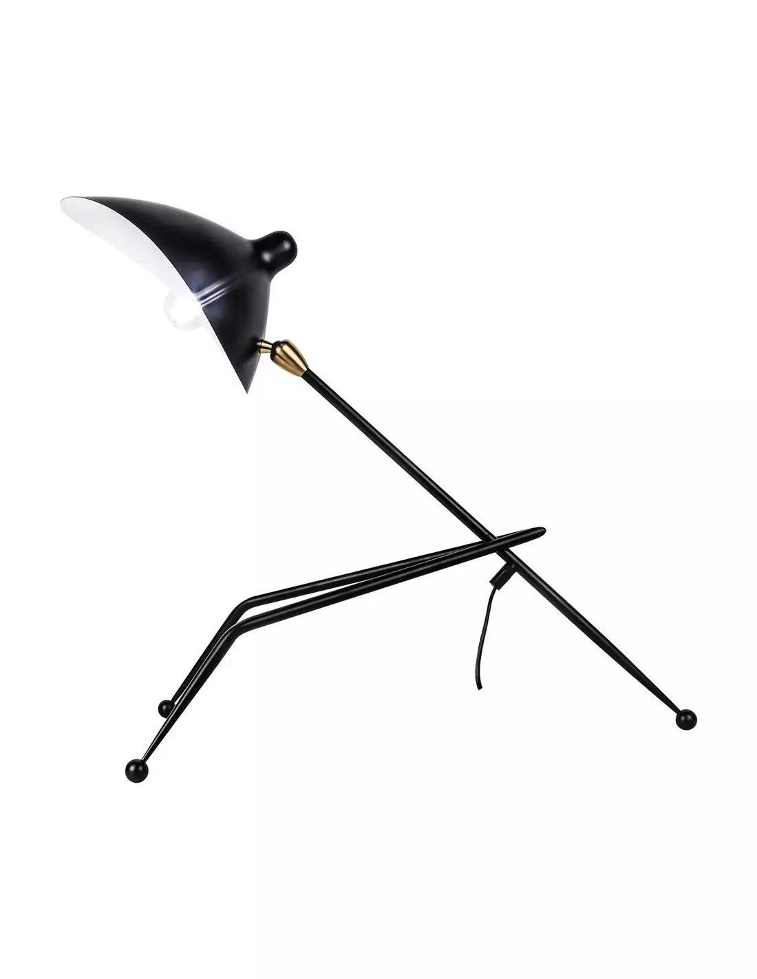 Modern Metal Tripod Table Lamp