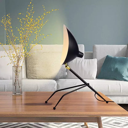Modern Metal Tripod Table Lamp